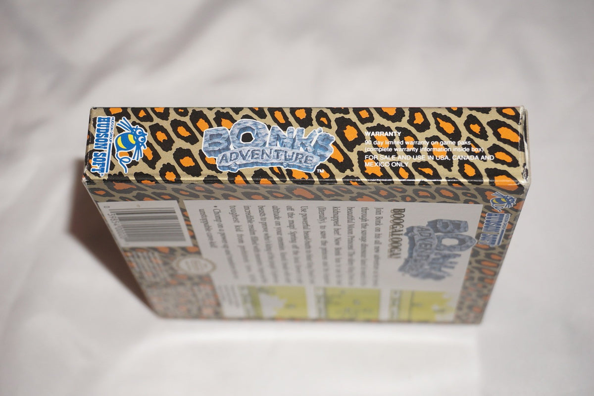 Bonk’s Adventure (Nintendo Game Boy Game Boy) Complete in Box CIB