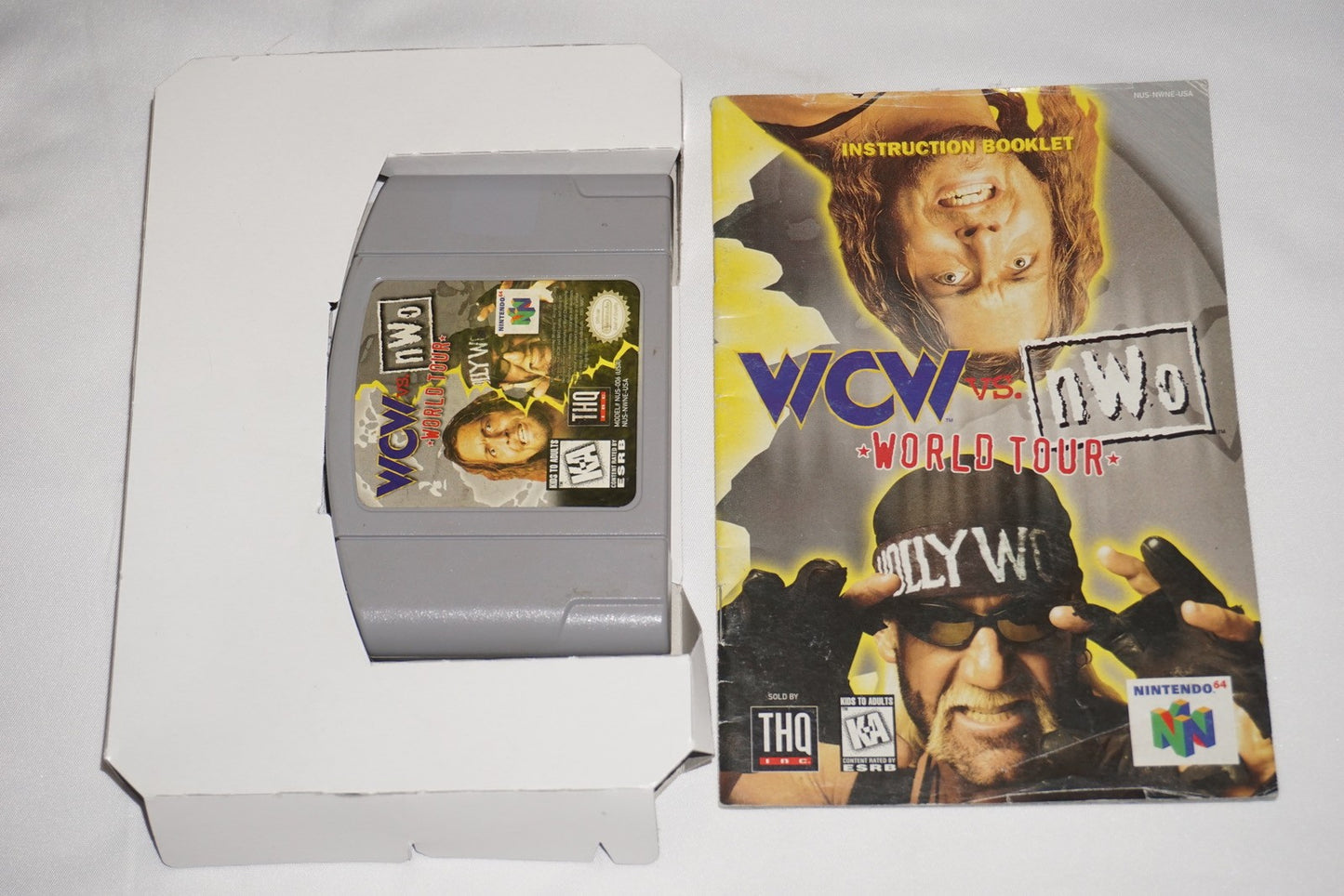 WCW Nwo World Tour (Nintendo 64 N64) Complete in Box CIB