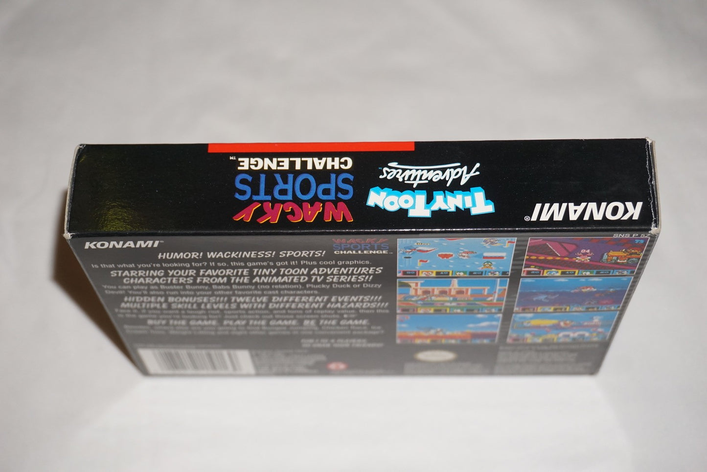 Tiny Toon Wacky Sports Challenge (Super Nintendo SNES) Complete w/ Reg CIB