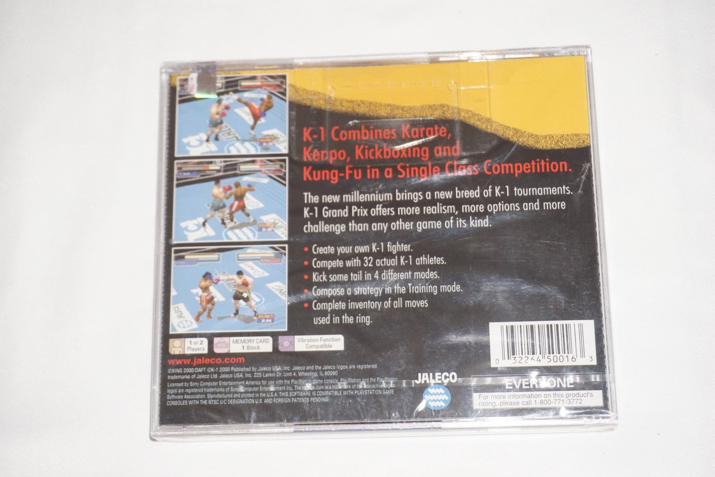 K-1 Grand Prix (Sony Playstation 1 ps1) NEW Factory Sealed
