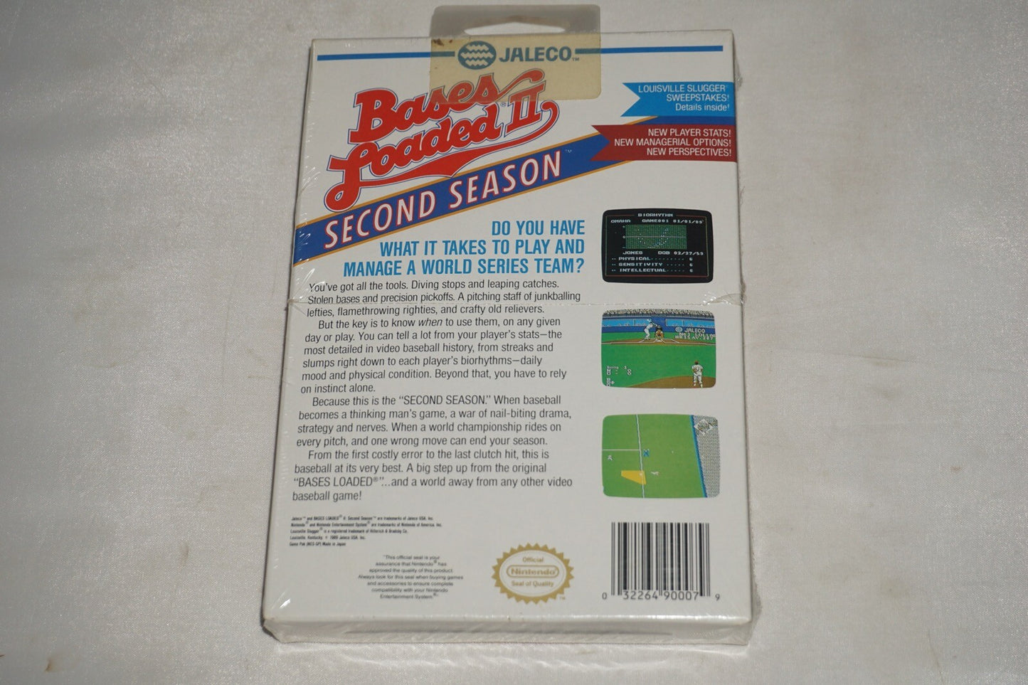 Bases Loaded II 2 Second Season (Nintendo NES) NEW Factory Sealed