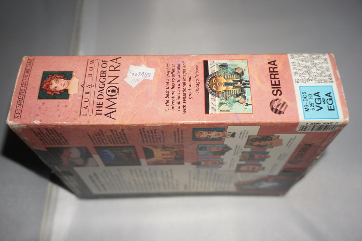 Dagger of Amon Ra (PC Ms Dos 5.25") Complete in Box CIB