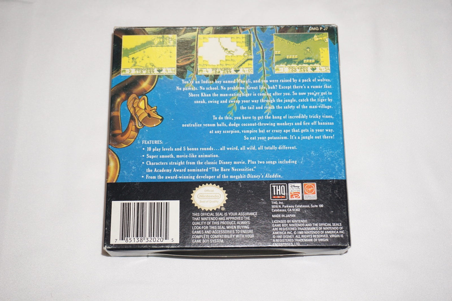 Jungle Book (Nintendo Game Boy Gameboy) Complete in Box CIB