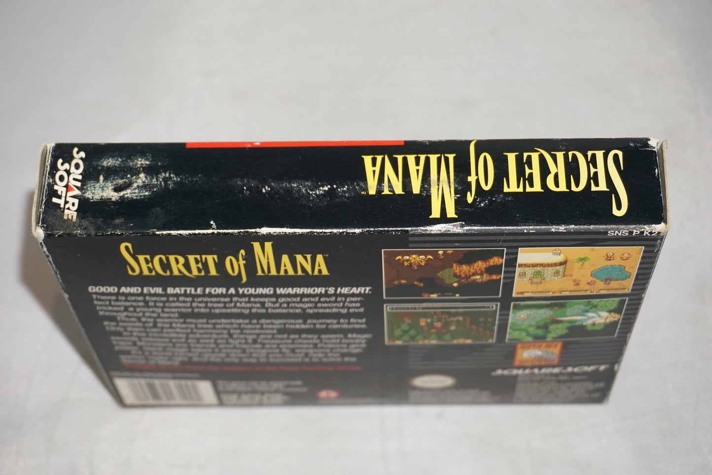 Secret Of Mana (Super Nintendo SNES) Complete in Box w/ Map Book Offer CIB