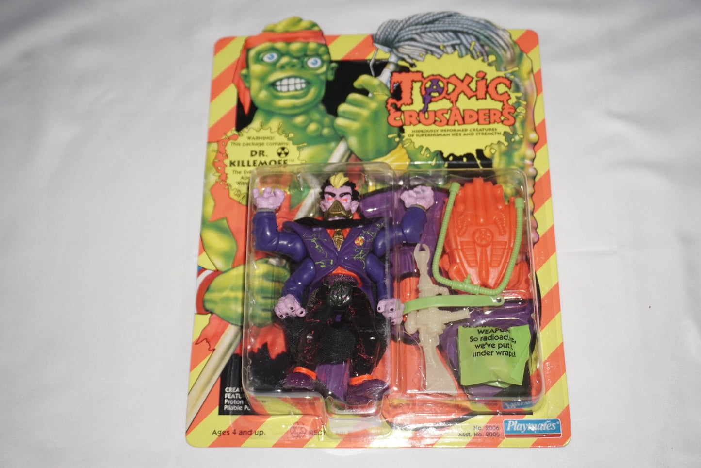 Toxic Crusaders Dr Killemoff Playmates 1991 NEW Sealed Unpunched