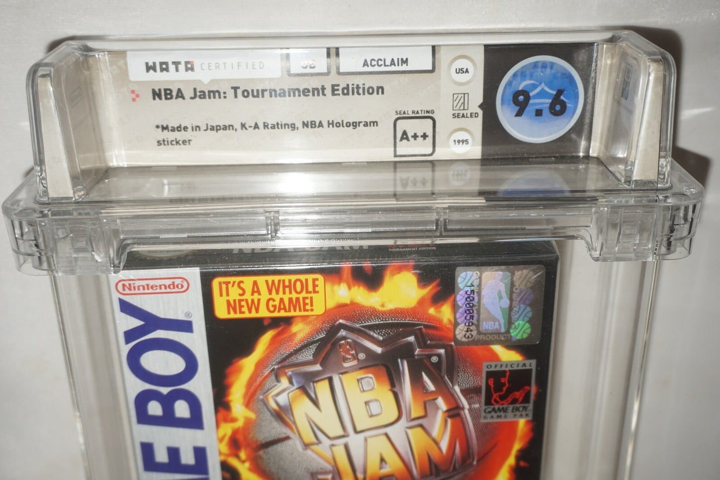 NBA Jam T.E TE Tournament Edition (Gameboy Game Boy) NEW Sealed WATA 9.6 A++