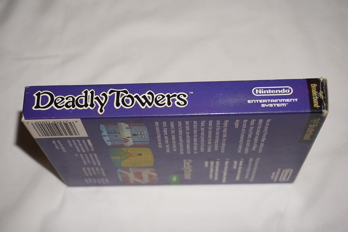 Deadly Towers (Nintendo NES) Complete in Box CIB