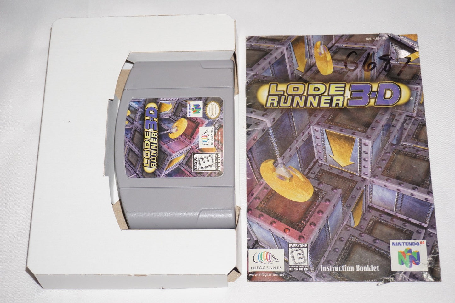 Lode Runner 3D (Nintendo 64 N64) Complete in Box CIB