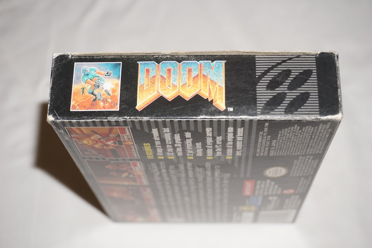 Doom (Super Nintendo SNES) Complete in Box w/ Reg CIB