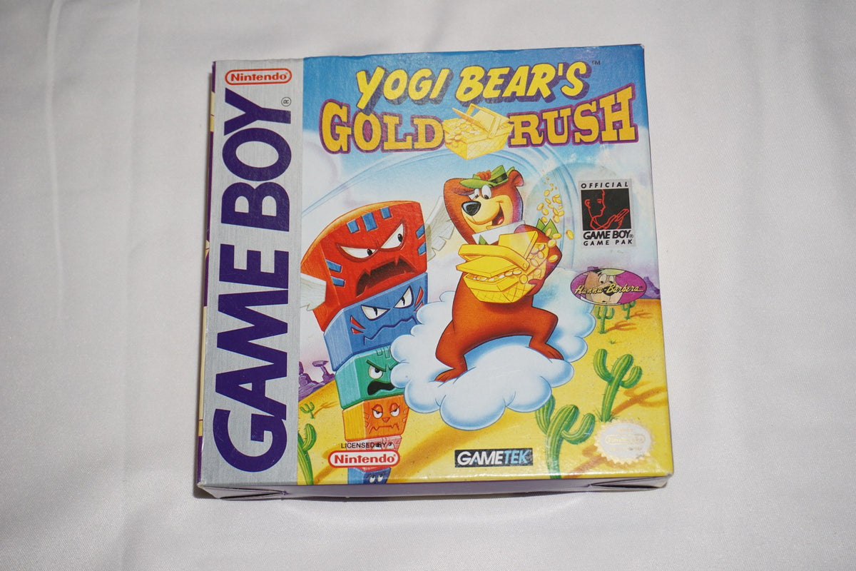 Yogi Bear’s Gold Rush (Nintendo Game Boy Gameboy) Complete in Box CIB