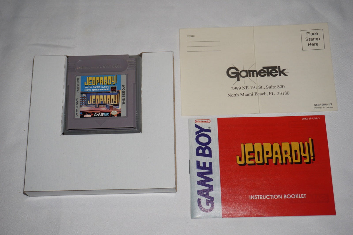Jeopardy (Nintendo Game Boy Gameboy) Complete in Box w/ Reg CIB