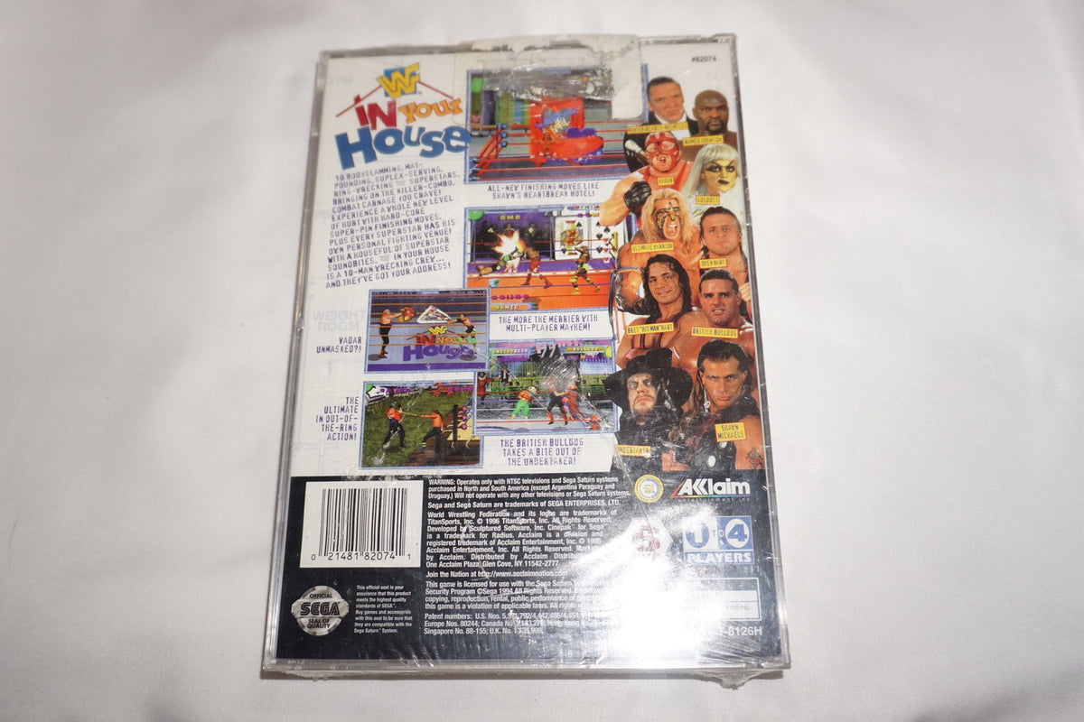 WWF In Your House WWE (Sega Saturn) NEW Sealed