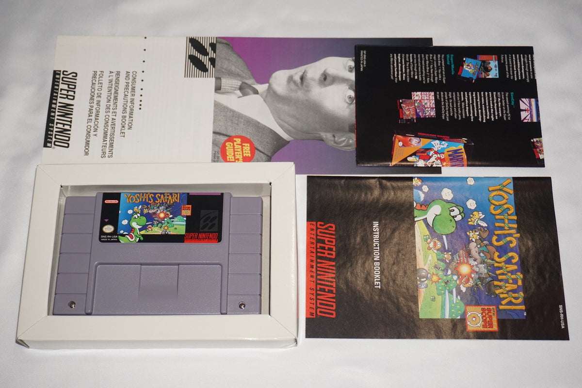 Yoshi's Safari (Super Nintendo SNES) Complete in Box CIB