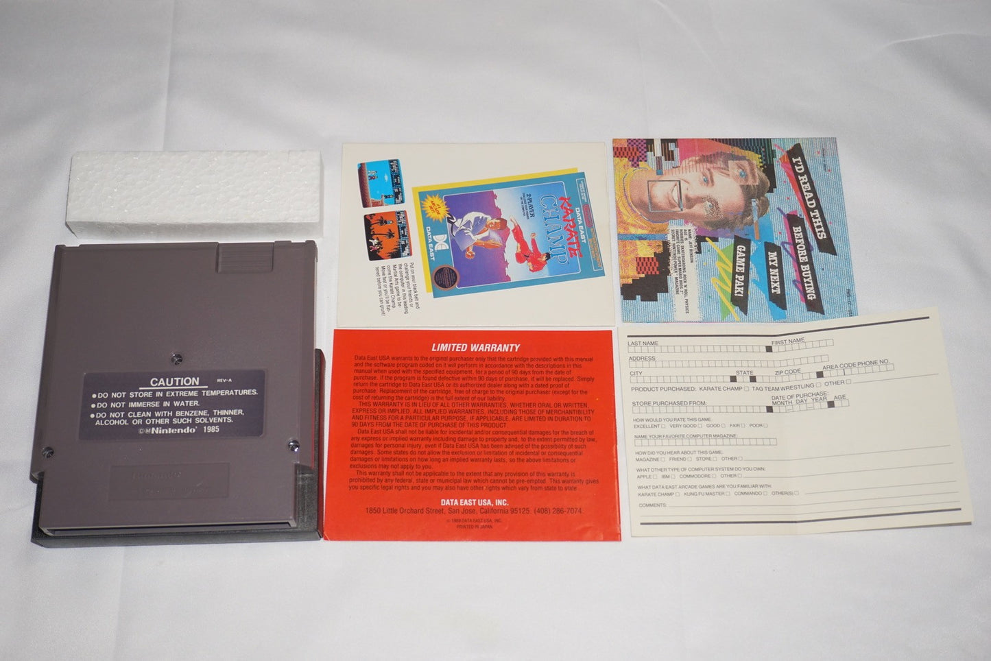 Heavy Barrel (Nintendo NES) Complete in Box w/ Reg Card CIB