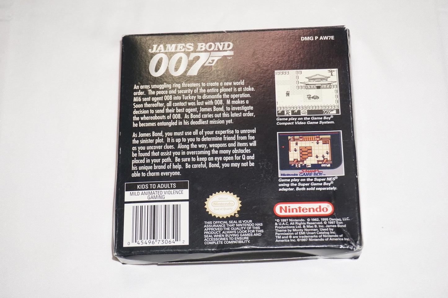 James Bond 007 (Nintendo Game Boy Gameboy) Complete in Box CIB