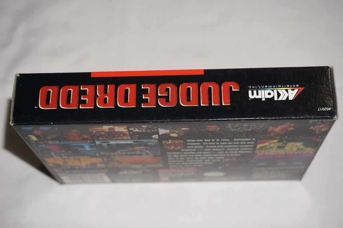 Judge Dredd (Super Nintendo SNES) Complete in Box CIB