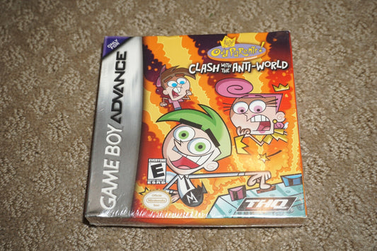Fairly Oddparents Clash With The Anti World (Gameboy Boy Advance GBA) NEW Sealed
