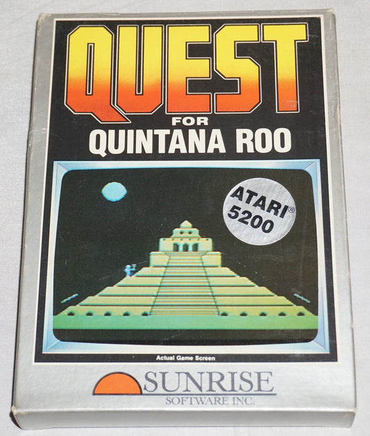 Quest for Quintana Roo (Atari 5200) Complete In Box