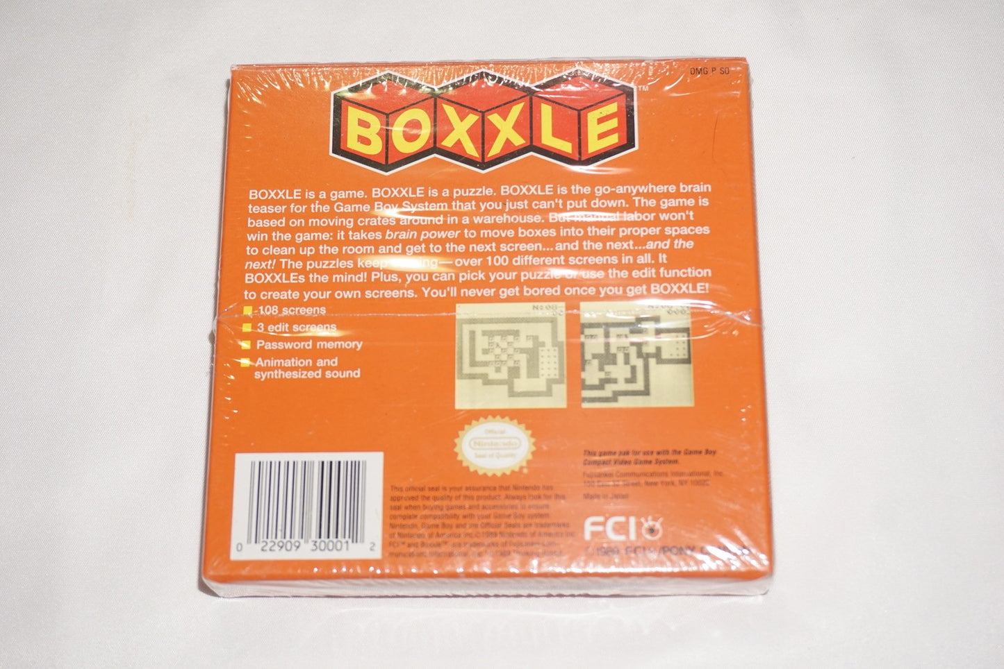 Boxxle (Nintendo Game Boy Game Boy) Complete in Box CIB