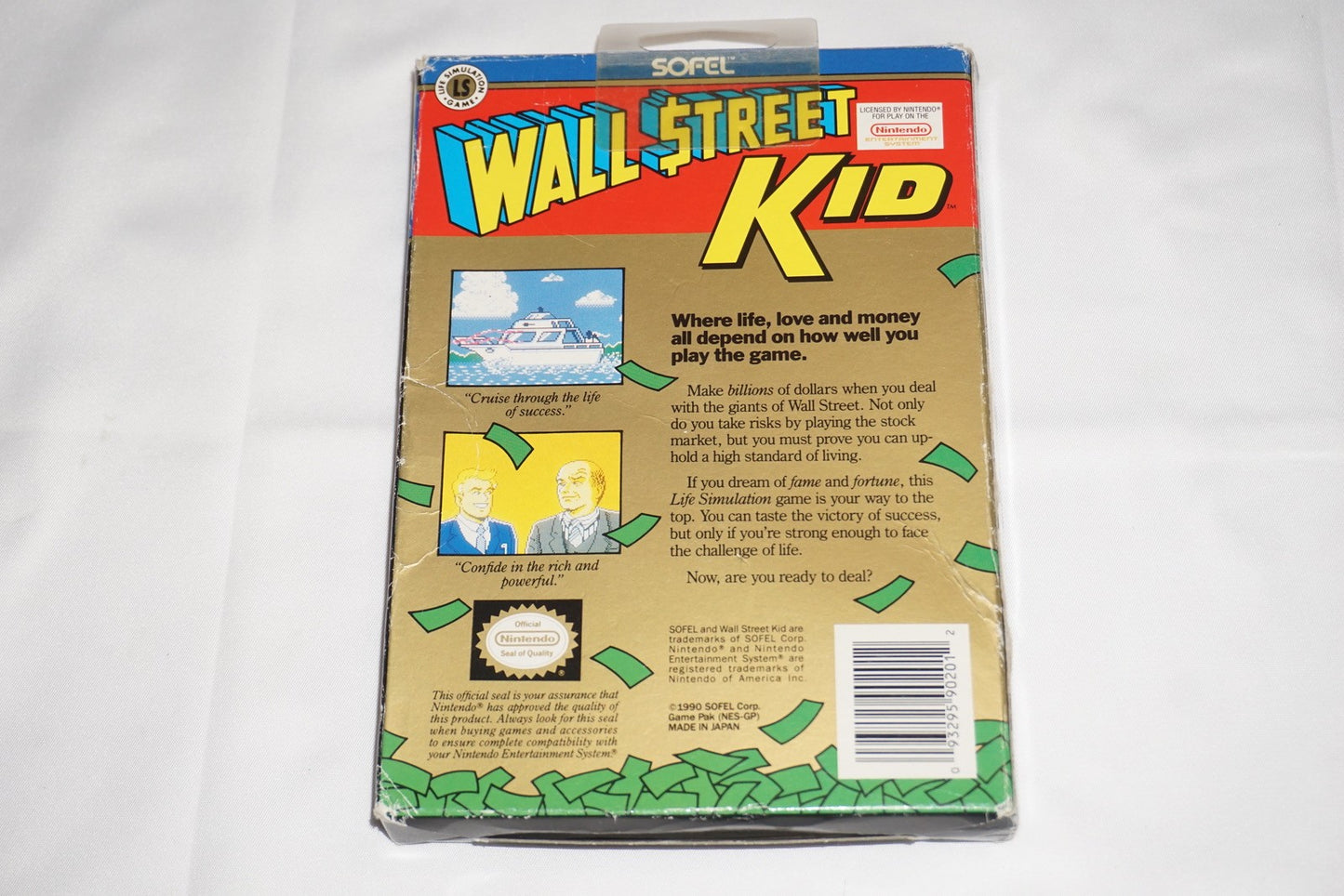 Wall Street Kid (Nintendo NES) Complete in Box CIB