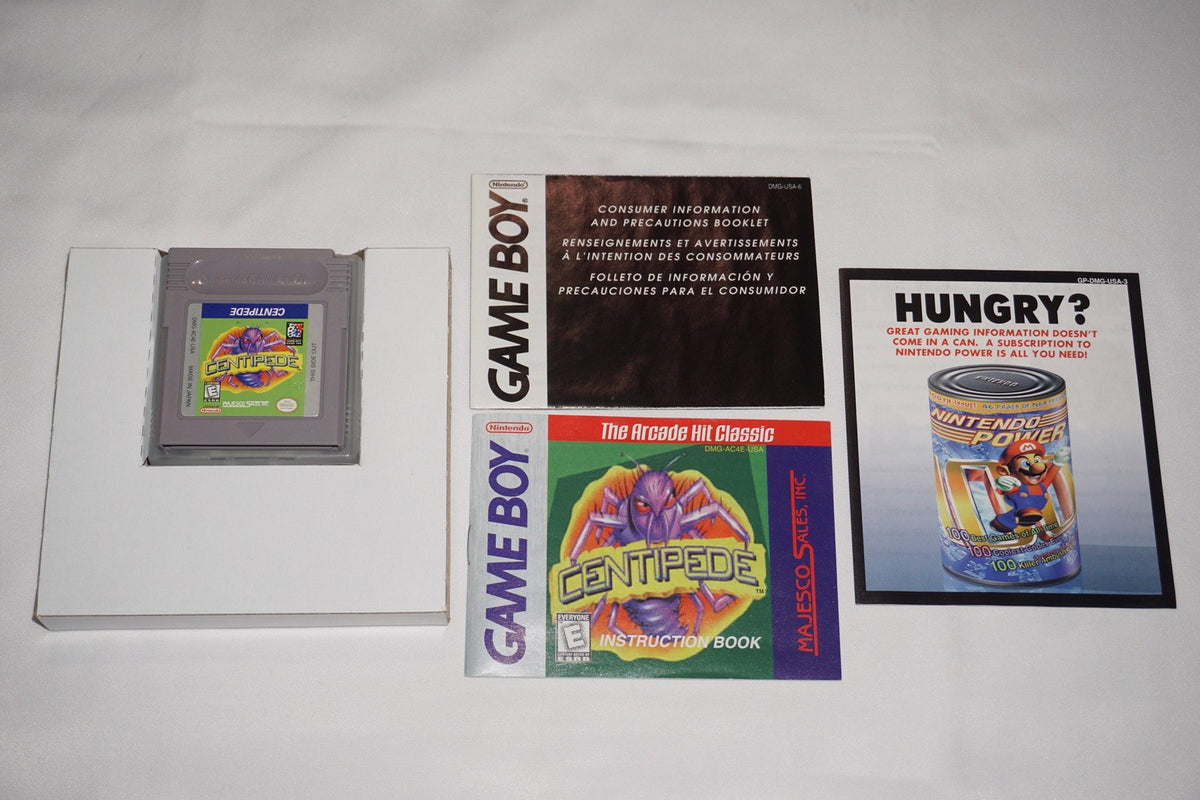 Centipede (Nintendo Game Boy Game Boy) Complete in Box CIB