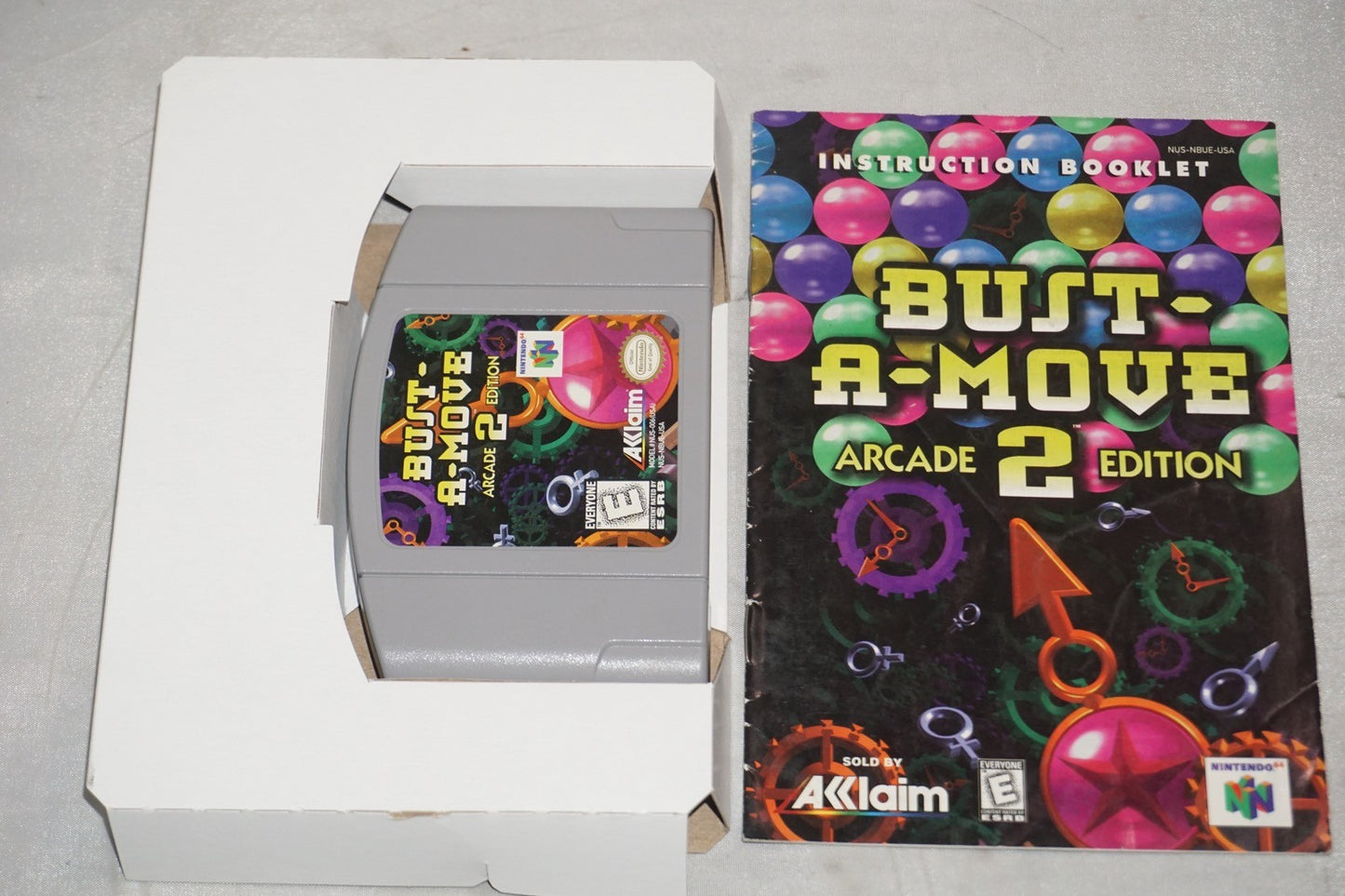 Bust-A-Move 2: Arcade Edition (Nintendo 64 N64) Complete in Box CIB