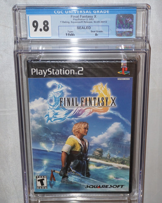 Final Fantasy X 10 (Sony Playstation 2 ps2) CGC 9.8 A+ NEW Sealed