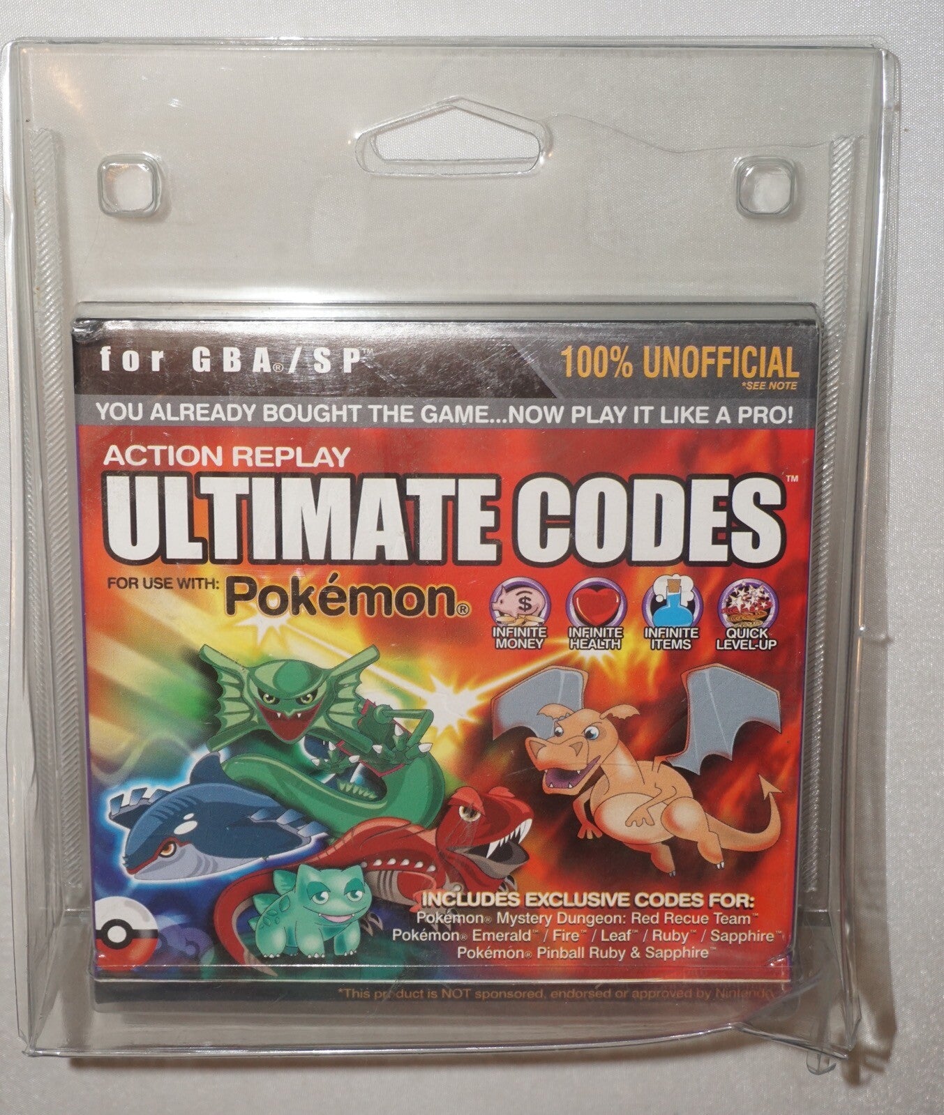 Ultimate Codes for Pokemon (Nintendo Game Boy Advance SP GB) New Sealed