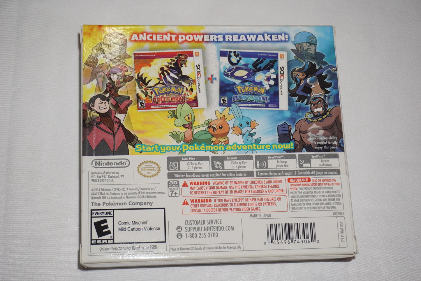 Pokemon Omega Ruby Alpha Sapphire (Nintendo 3DS) NEW Sealed Dual Double Pack