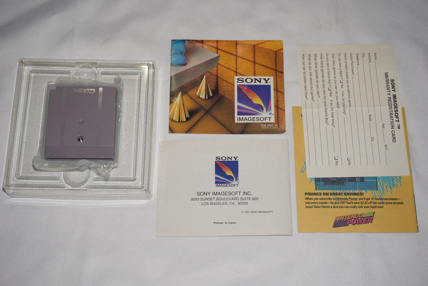 Altered Space (Nintendo Game Boy) Complete in Box w/ Reg Poster CIB