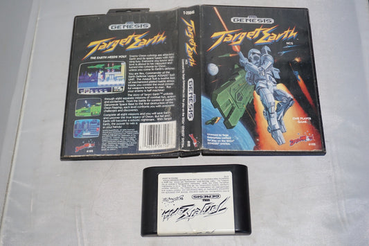 Target Earth (Sega Genesis) with Case No Manual