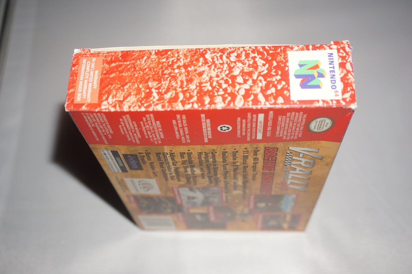 V Rally 99 (Nintendo 64 N64) Complete in Box w/ Reg Card CIB
