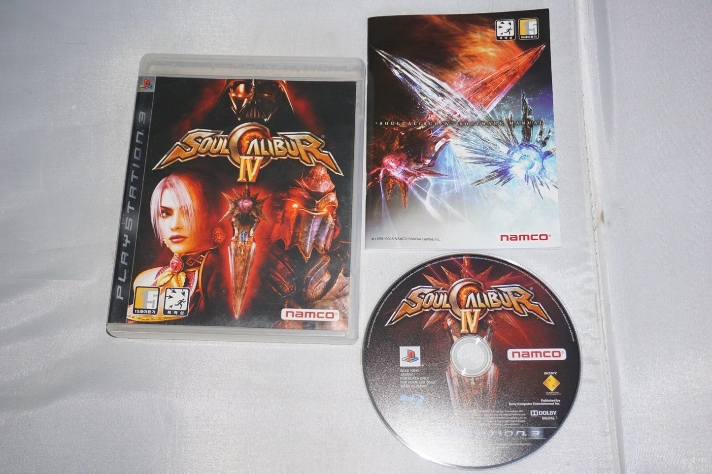 Soul Calibur IV 4 (Playstation 3 ps3) Complete KOREAN Import