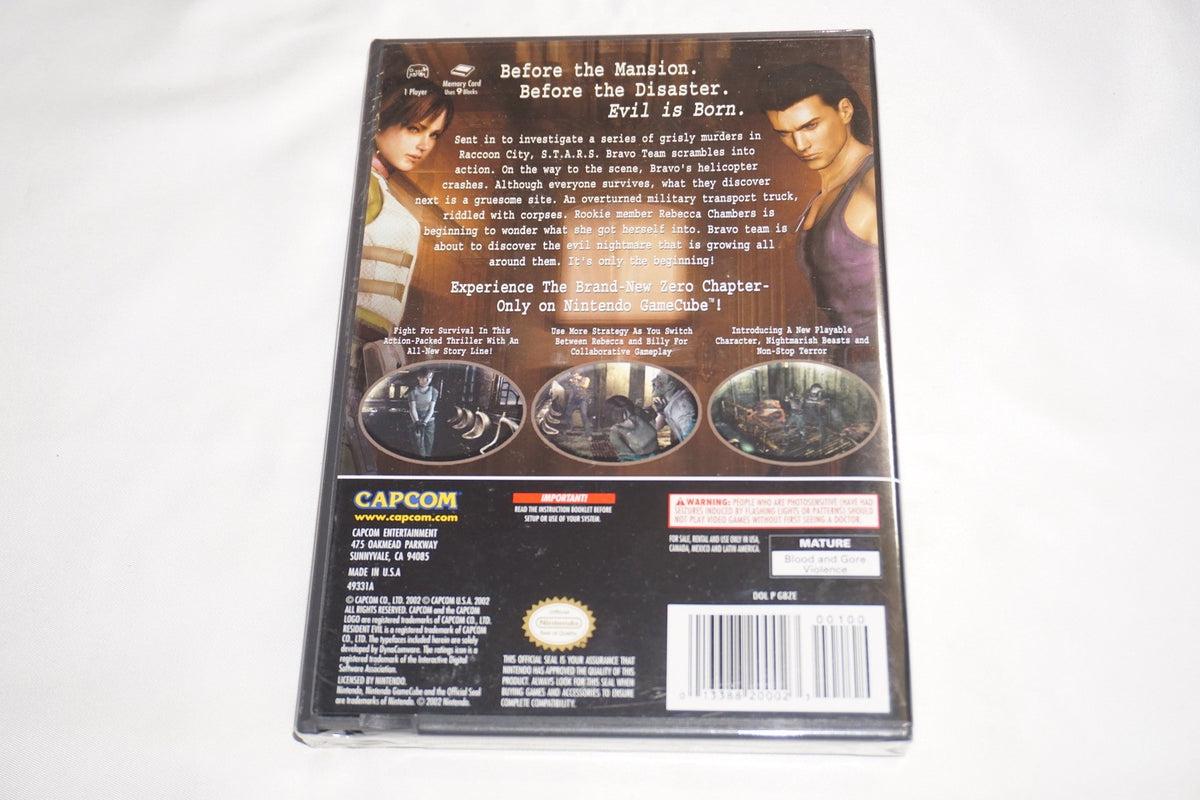 Resident Evil Zero (Nintendo Gamecube) NEW Sealed