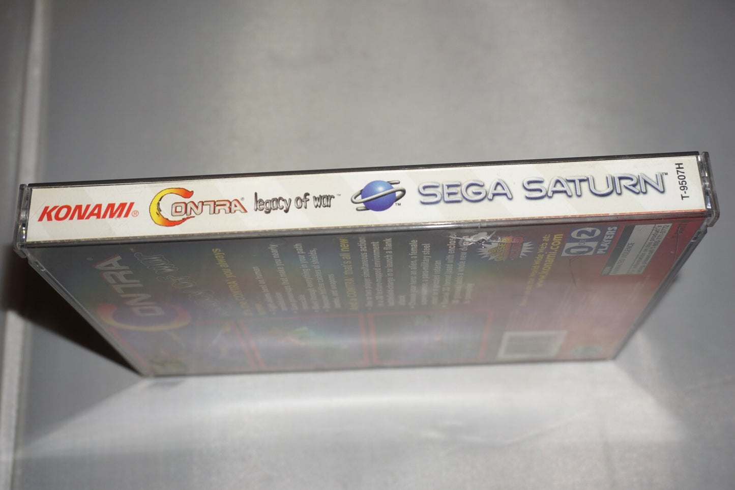 Contra Legacy Of War (Sega Saturn) Complete w/ 3D Glasses