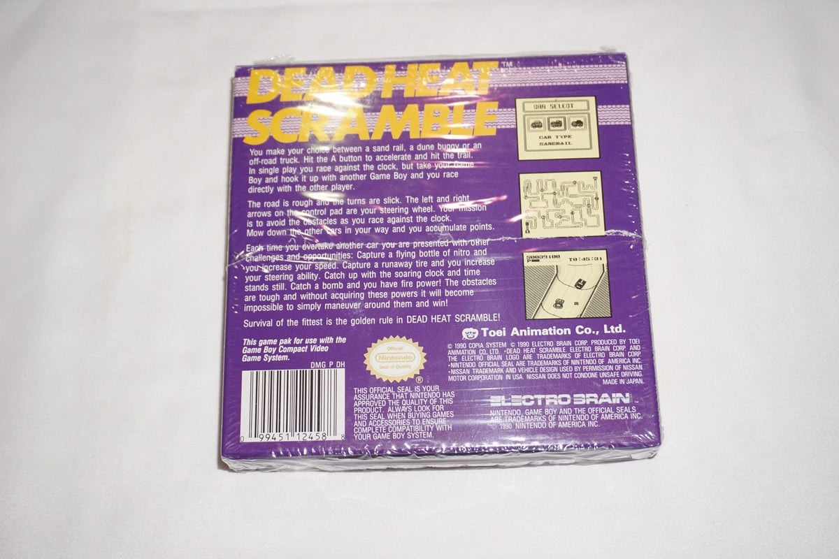 Dead Heat Scramble (Nintendo Game Boy Gameboy) Complete in Box CIB