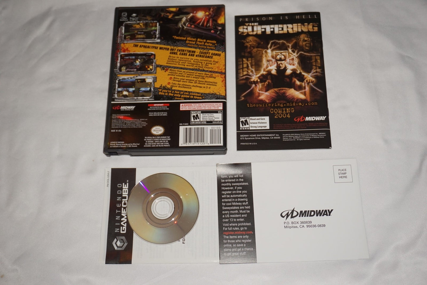 Roadkill (Nintendo Gamecube) Complete w/ Reg Card