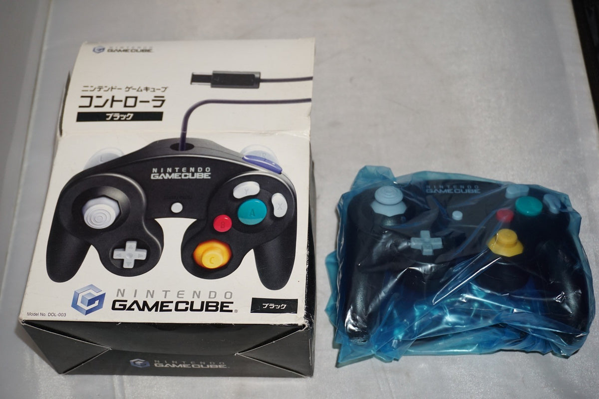Black Controller (Nintendo Gamecube) NEW Official OEM Japan