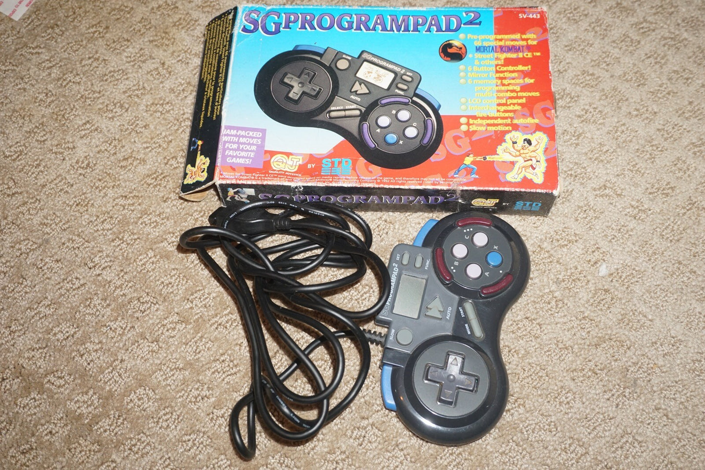 Sg Programpad 2 Controller (Sega Genesis) with Box