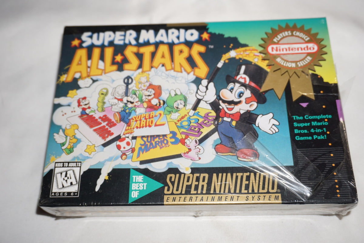 Super Mario All Stars PC (Super Nintendo SNES) NEW Sealed