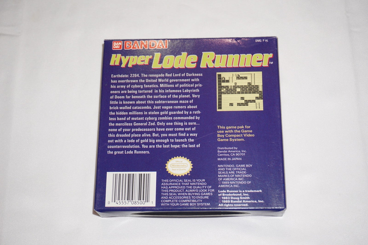 Hyper Lode Runner (Nintendo Game Boy Gameboy) Complete in Box CIB