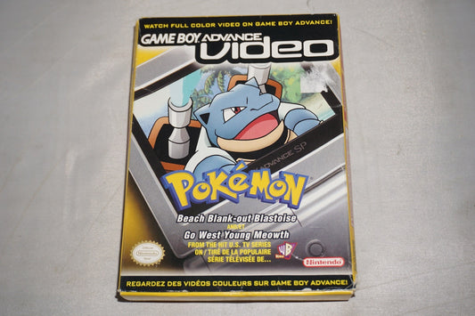 Pokemon Video Beach Blank Out West (Gameboy Advance GBA) Complete CIB Authentic