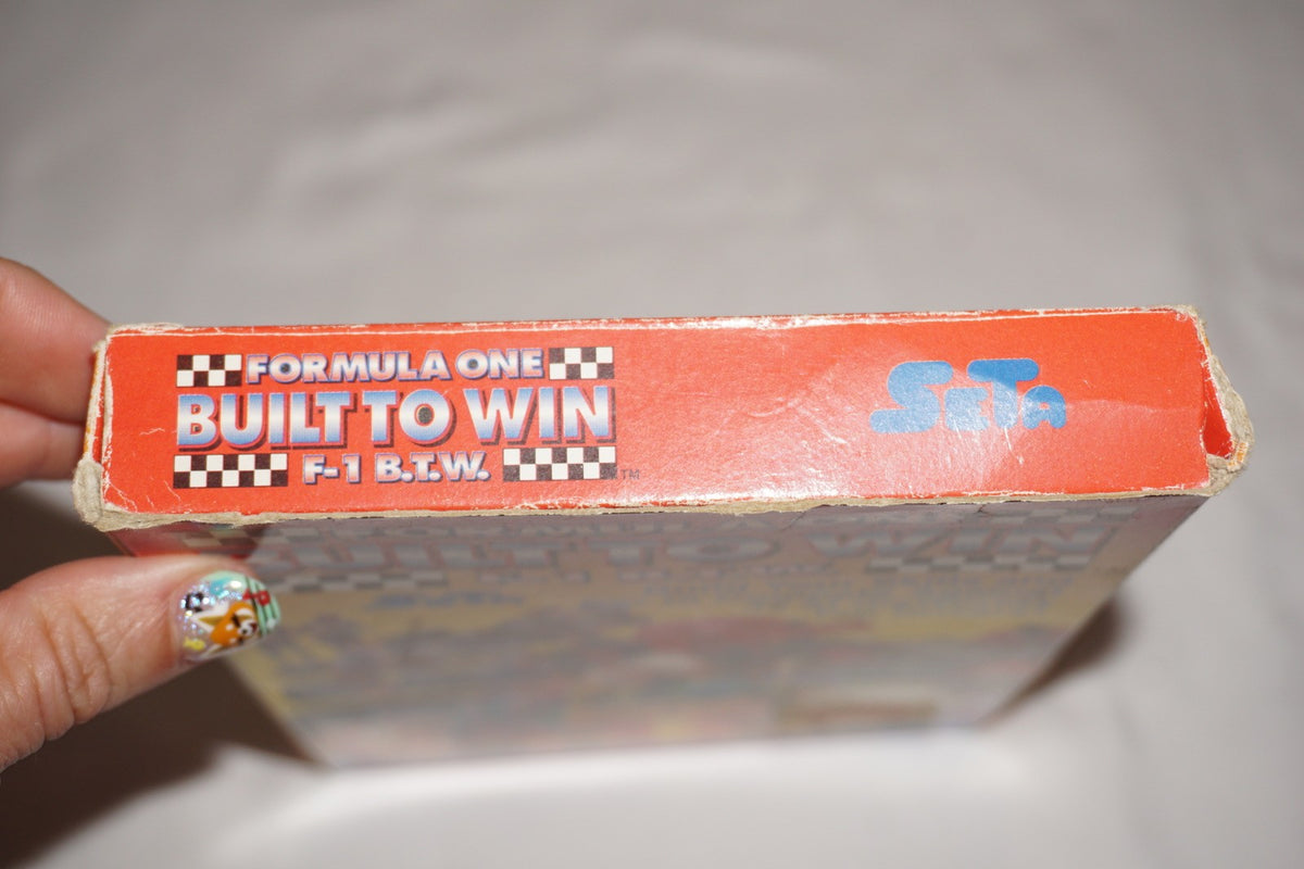 Formula One Built to Win 1 (Nintendo NES) Complete in Box CIB