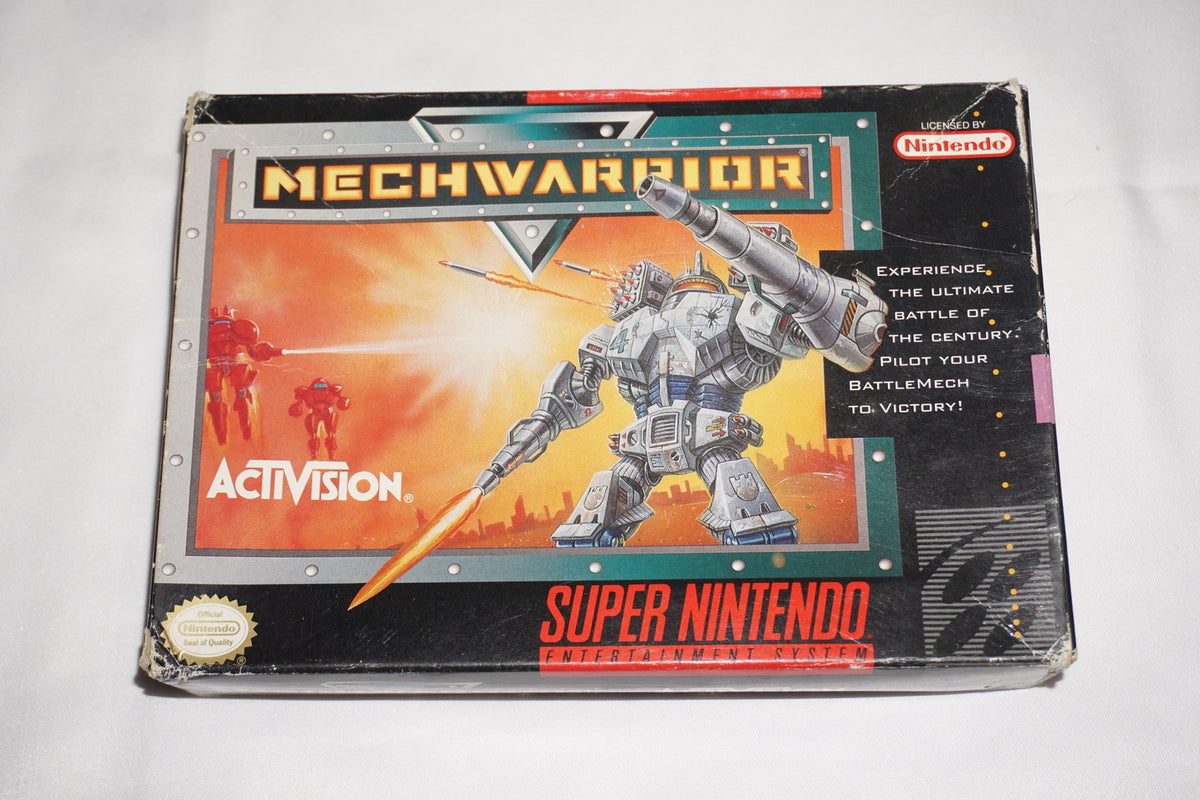 Mechwarrior (Super Nintendo SNES) Complete in Box w/ Reg CIB