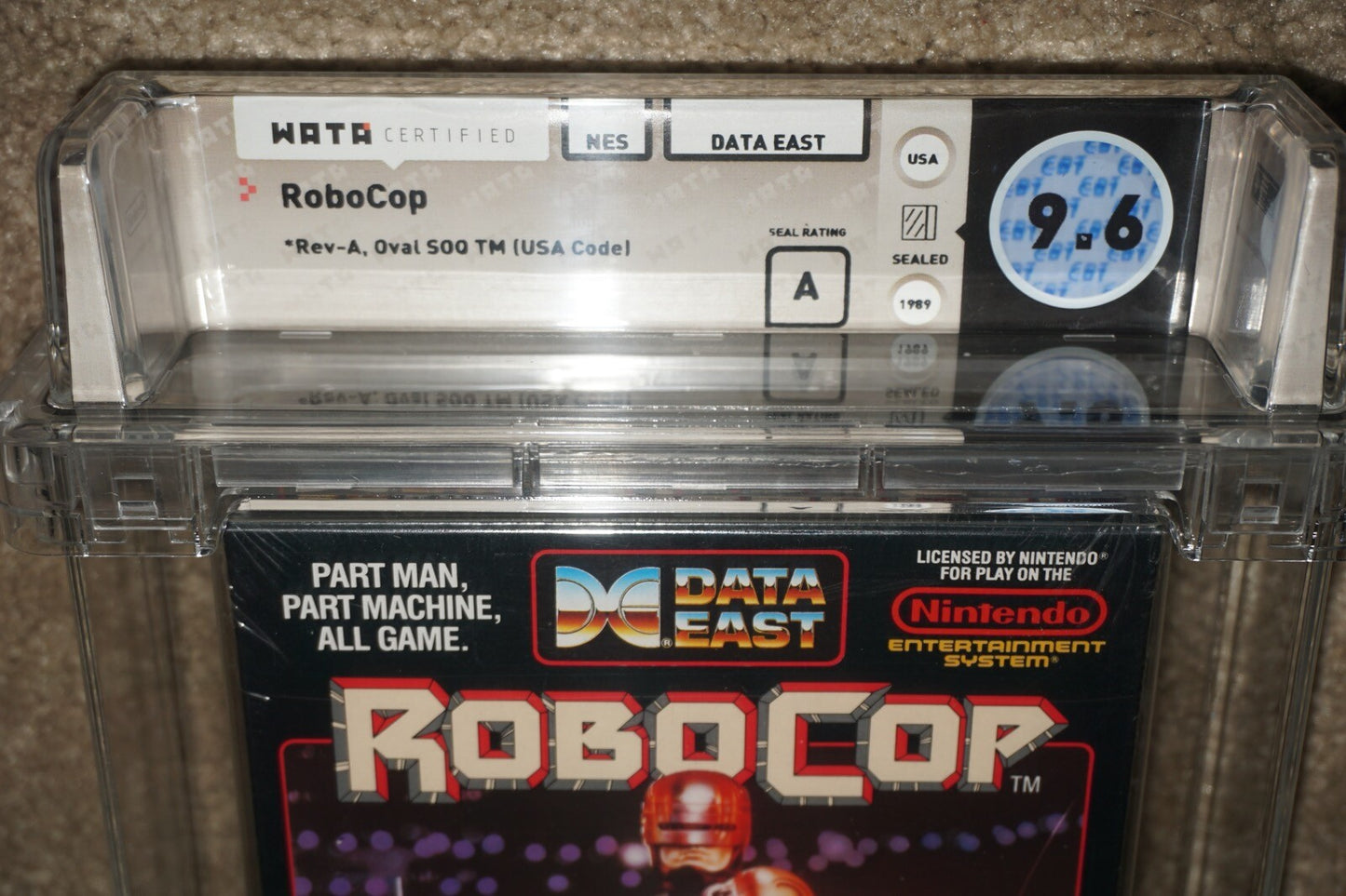 Robocop (Nintendo NES) WATA 9.6 A NEW Factory Sealed