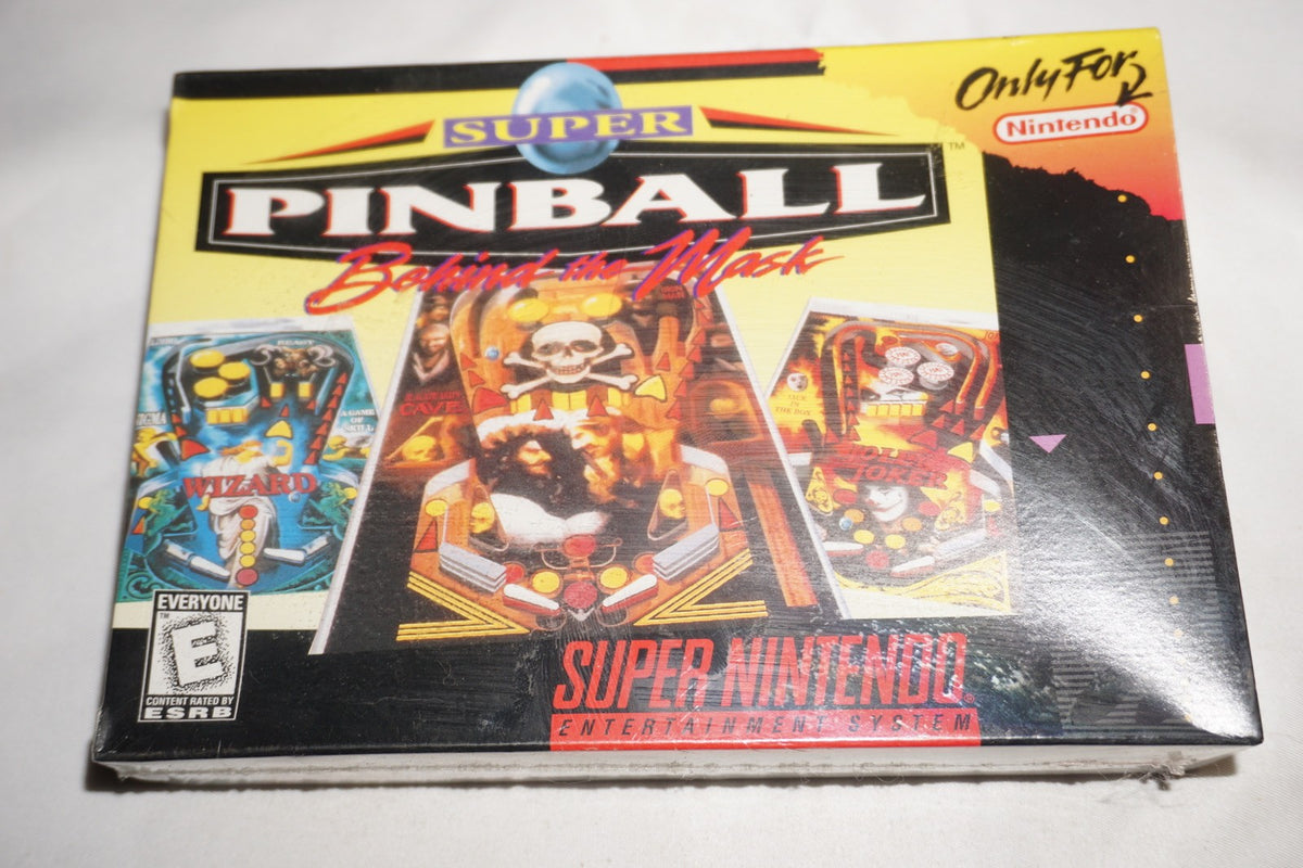 Super Pinball: Behind the Mask (Super Nintendo SNES) NEW Sealed