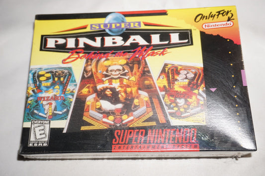 Super Pinball: Behind the Mask (Super Nintendo SNES) NEW Sealed