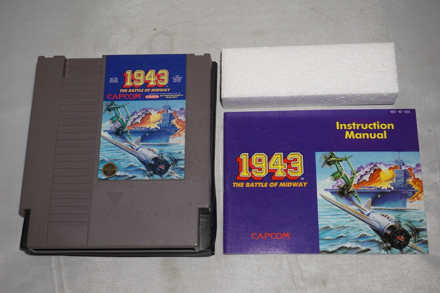 1943: The Battle of Midway (Nintendo NES) Complete in Box CIB