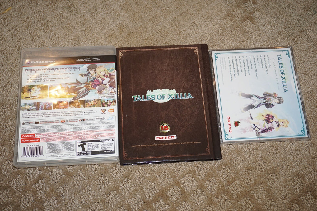 Tales of Xillia (Sony Playstation 3 ps3) Complete w/ Art Book & Soundtrack