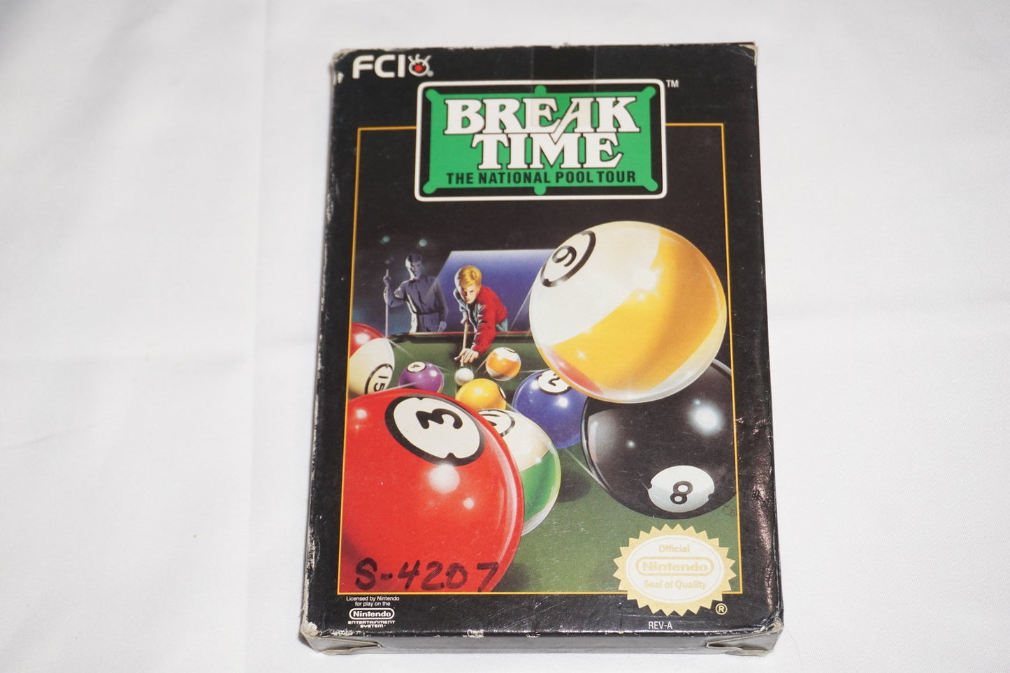 Break Time (Nintendo NES) Complete in Box w/ Reg Card CIB